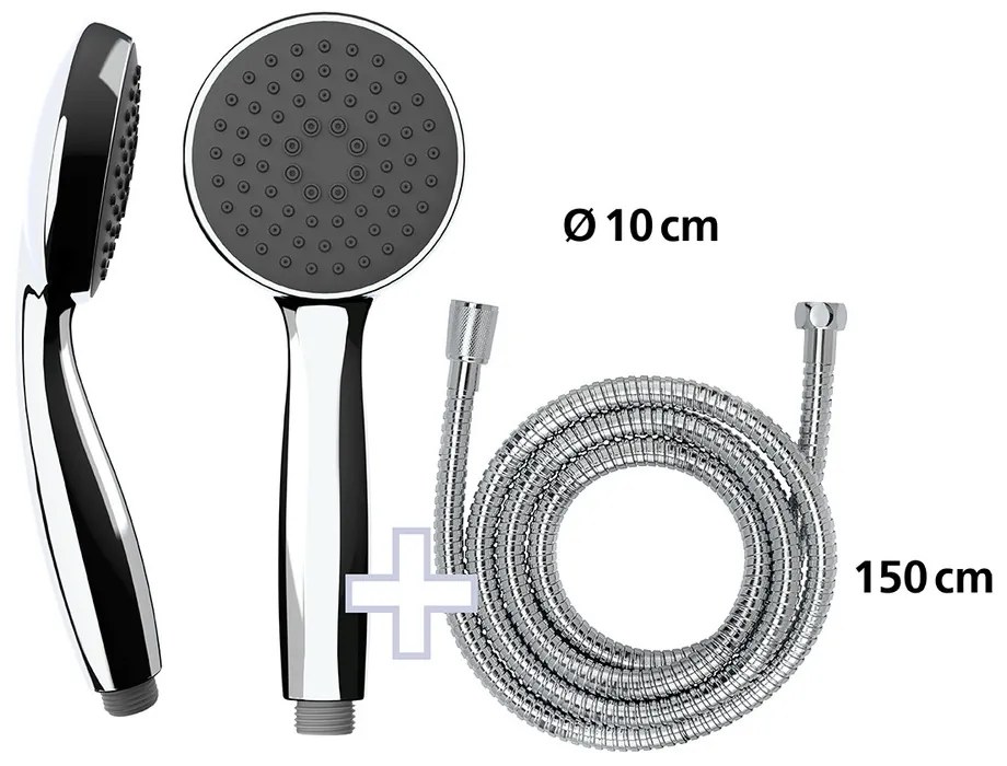 Drążek prysznicowy LED 74 cm, ciepła biel, WENKO