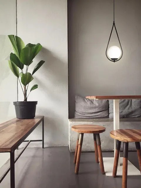 Czarna pojedyncza lampa wisząca - S052-Maestor