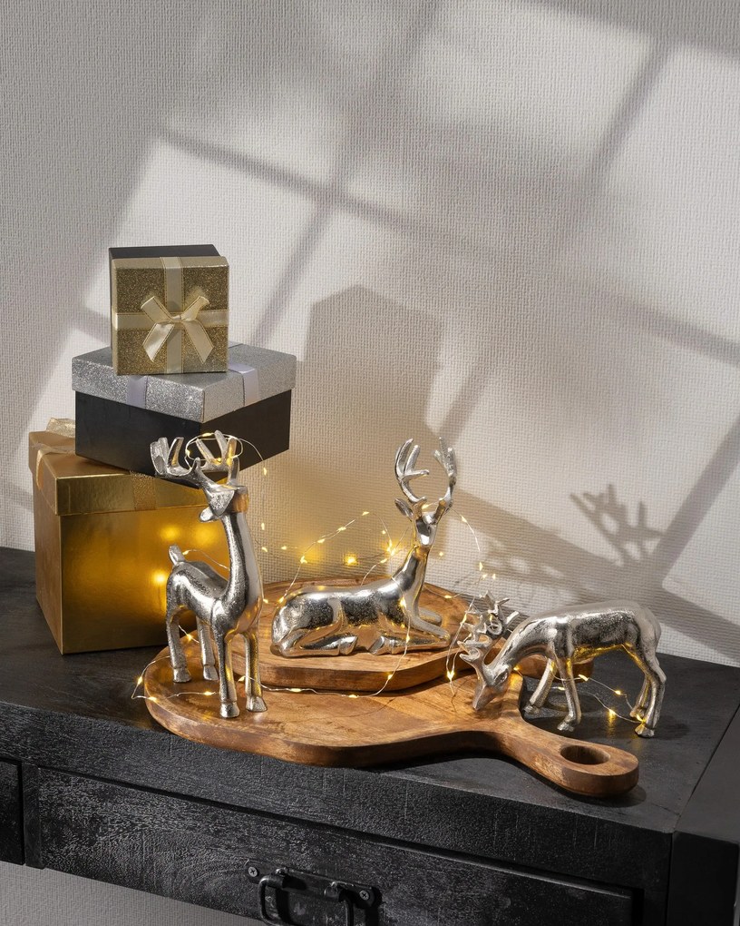 Figurka jelenia Silver Deer I 17x6x18 cm