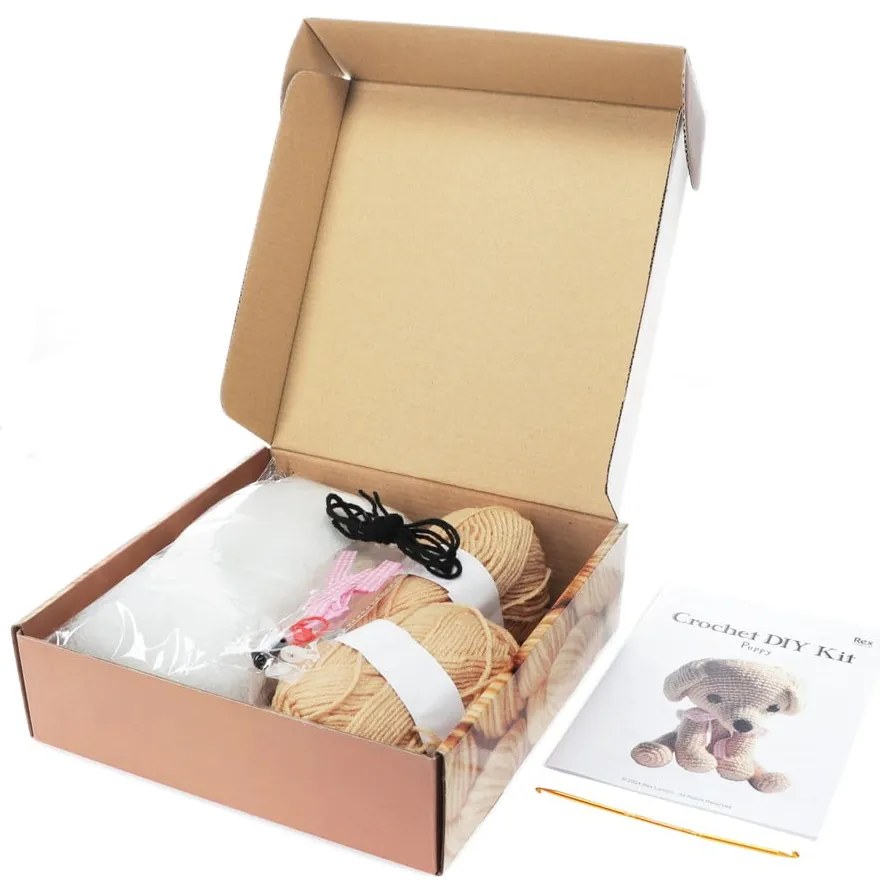 Zestaw kreatywny DIY Crochet Puppy – Rex London