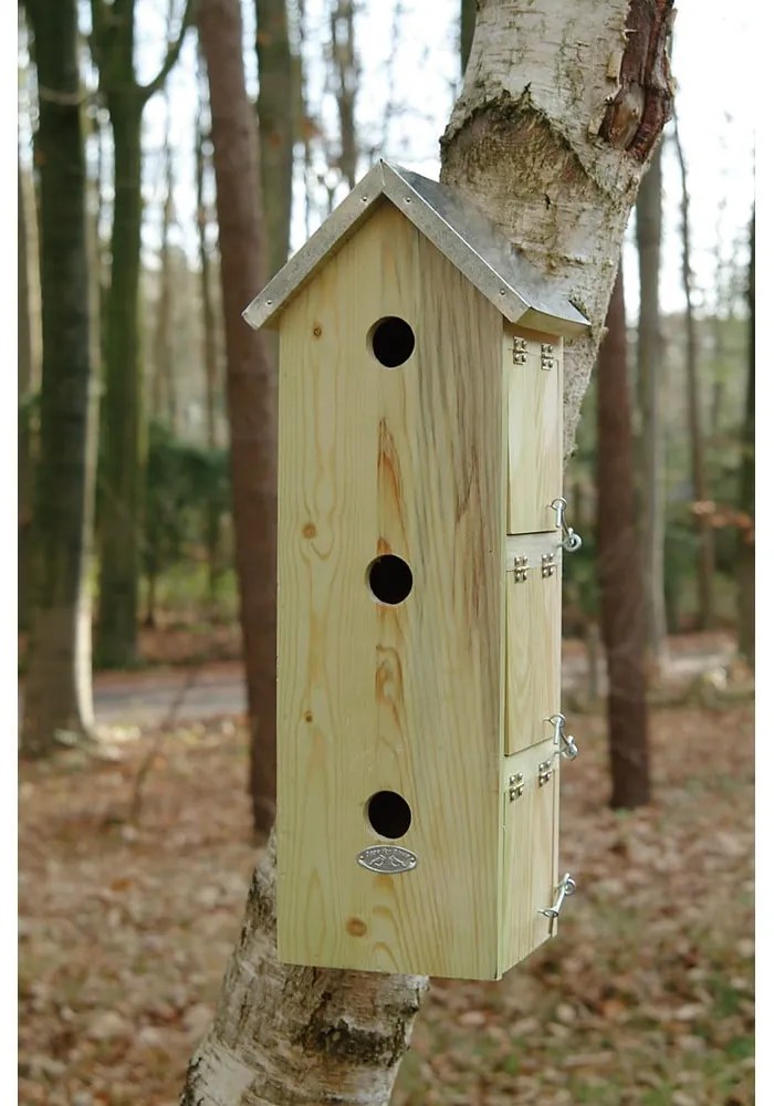 Drewniana budka dla ptaków Triple – Esschert Design