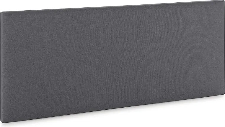 Kolumna Głowica łóżka Aura pokryta tkaniną w kolorze ciemnoszarym 160x60 cm