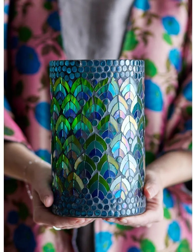 Szklany świecznik na świeczkę typu tealight Kali – Bloomingville