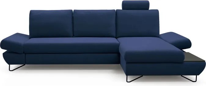 Narożnik LOFT z funkcją spania Regulowane zagłówki i podłokietniki Prawa strona Monolith 77