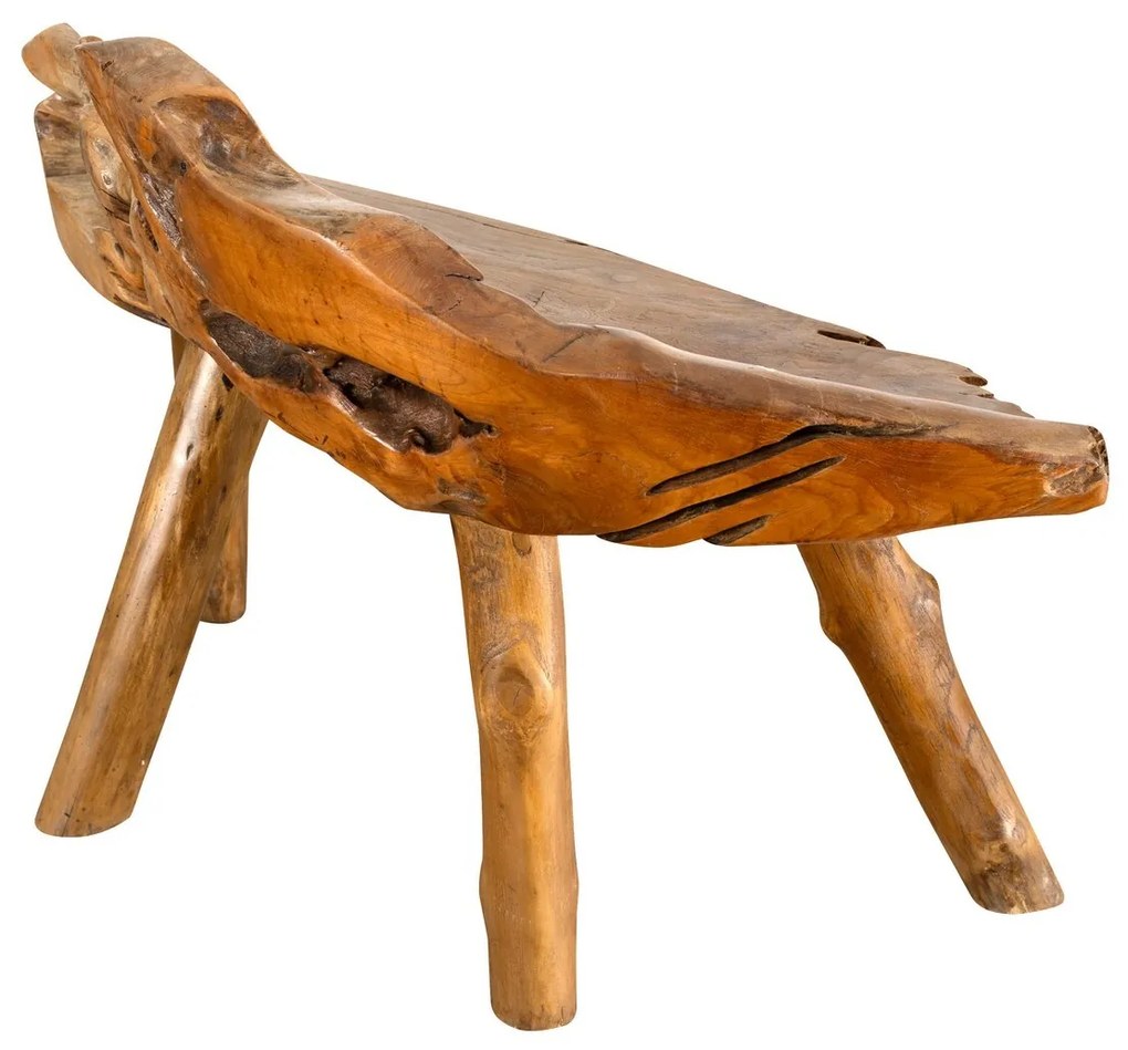 Ławka korzeń Oir 60x40x65cm