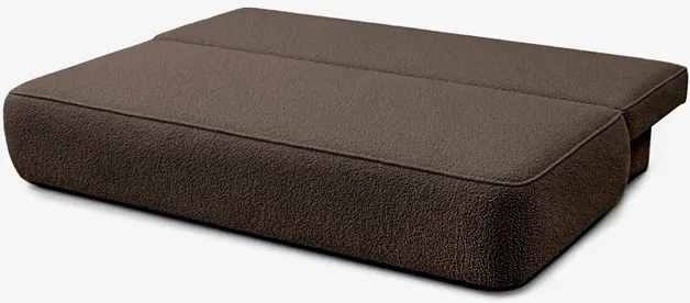 Sofa z Funkcją Spania ARVETO Mocca Boucle Nowoczesna