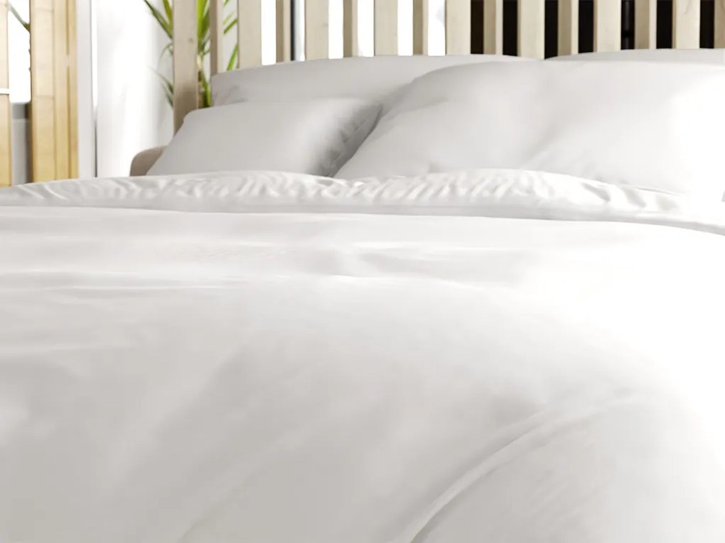 PrzytulneMieszkanie.pl PrzytulneMieszkanie.pl Bawełniana pościel DENYX biała Rozmiar pościeli: 70 x 90 cm | 140 x 200 cm