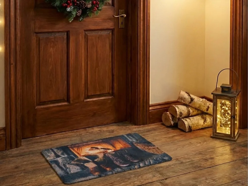 Świąteczna wycieraczka RUSTIC WELCOME 38x58 cm - różne warianty Wersja: Wieniec