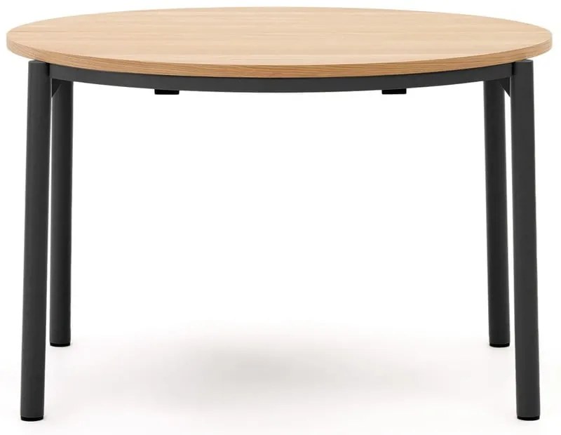 Okrągły rozkładany stół w dekorze dębu ø 120 cm Montuiri – Kave Home