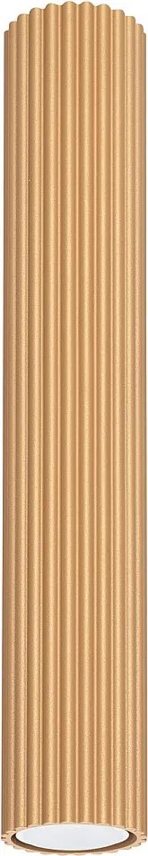 Lampa Sufitowa Minimalistyczny Karbon, Aluminium - 1 Źródło - L.6.5 X H.40 Cm - Złoty