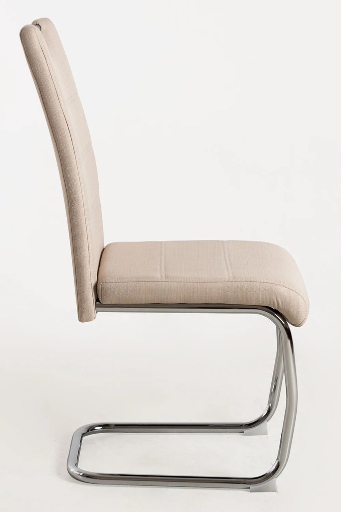 Zestaw 4 Krzese Hallen Tkanina