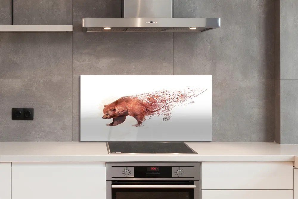 Panel nad Blat Kuchenny Sylwetka Niedźwiedzia