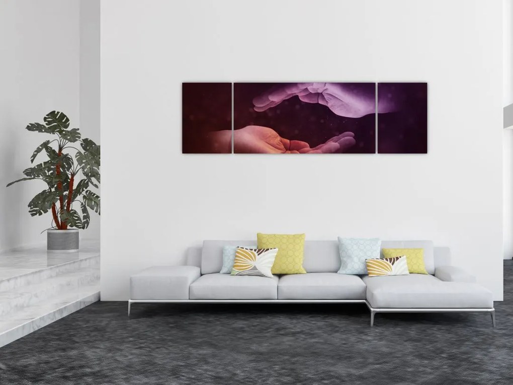 Obraz dłoni (170x50 cm)