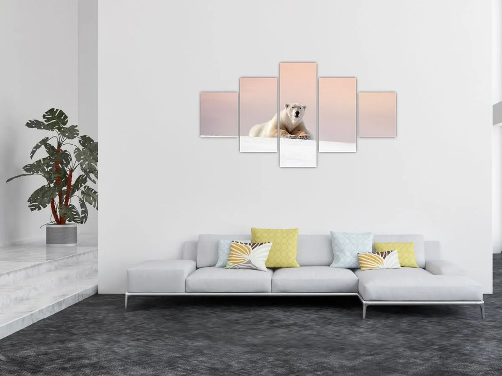 Obraz - Niedźwiedź polarny (125x70 cm)