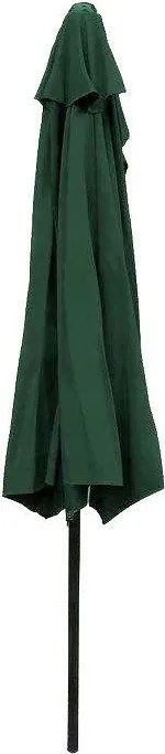 Parasol ogrodowy boczny UM016 - składany, przyścienny, zielony