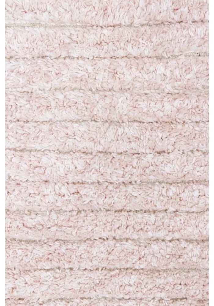 Jasnoróżowy bawełniany dywan 120x160 cm Gelato Pink – Lorena Canals