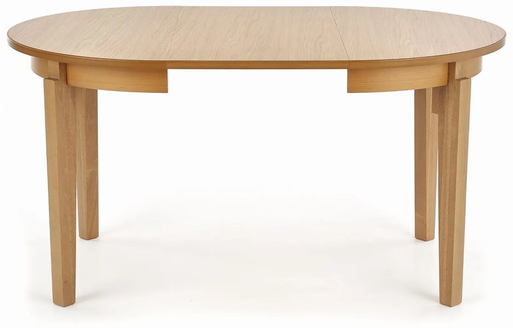 SORBUS stół rozkładany 100-200/100/77, dąb miodowy owalny okrągły 4/8 osobowy