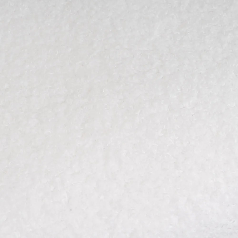 Biały koc z materiału sherpa 130x160 cm Sherpa Bouclé – Casa Selección