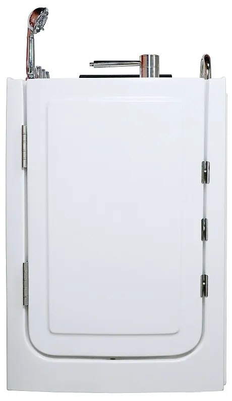 Wanna z hydromasażem i drzwiami - 1 miejsce siedzące - 220 l - 101,5 x 69 x 99 cm - BARUVA