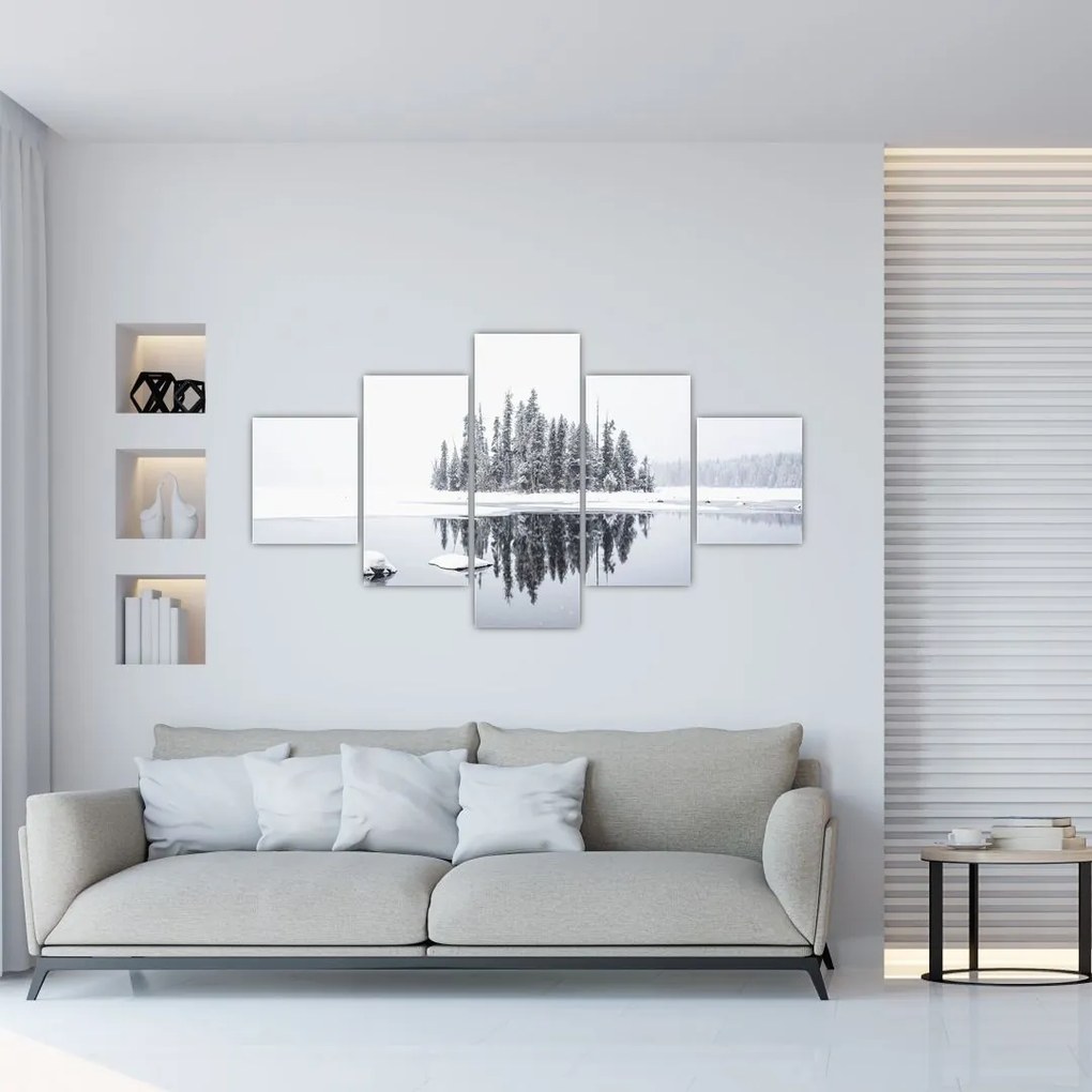 Obraz - Było biało (125x70 cm)