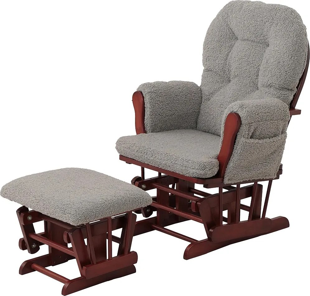 Leżanka MCW-C76,  szara ciemna rama