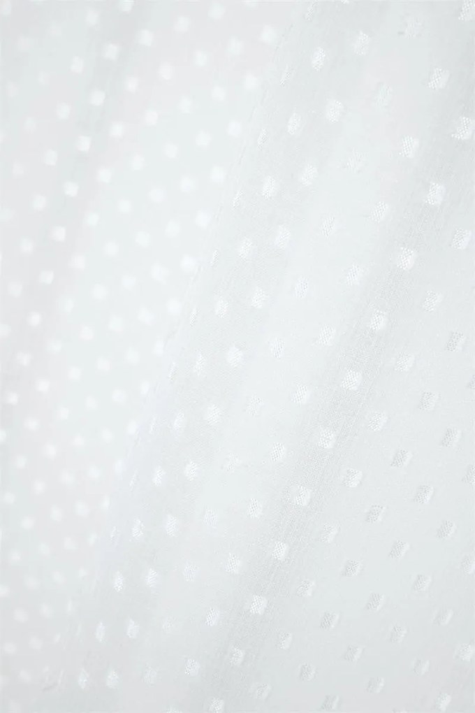 Biała, transparentna firana, 135 x 260 cm