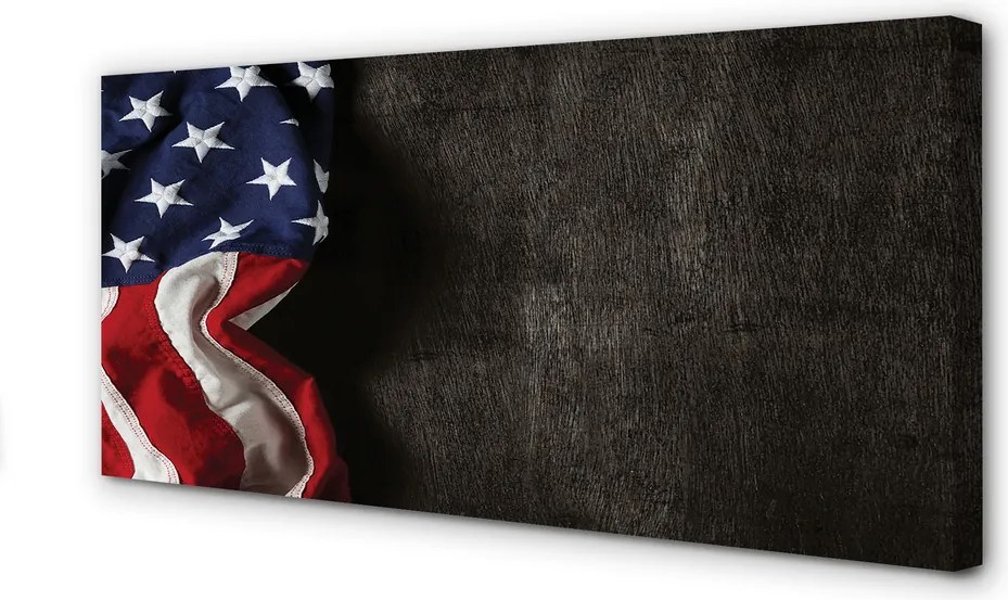 Obraz drukowany na płótnie Flaga Ameryki