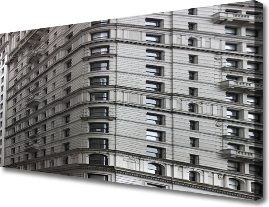 Obraz na płótnie Sylwetka Nowoczesnej Architektury