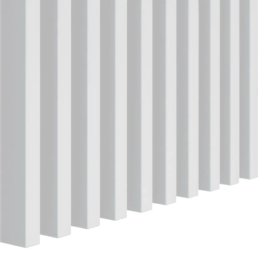 Lamele ścienne 15 szt. biały mat H4-R67