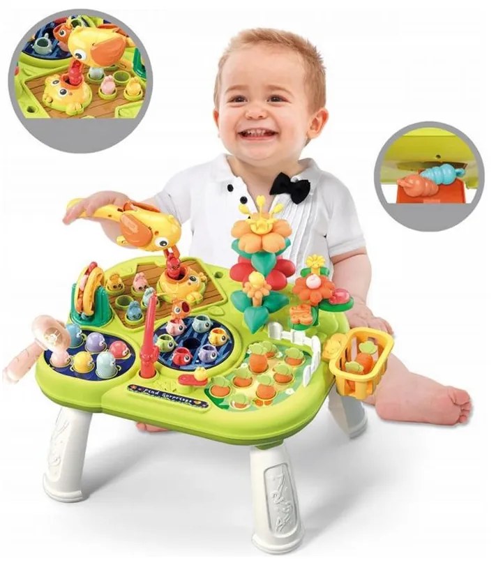 Woopie baby interaktywny multistolik edukacyjny 8w1 montessori