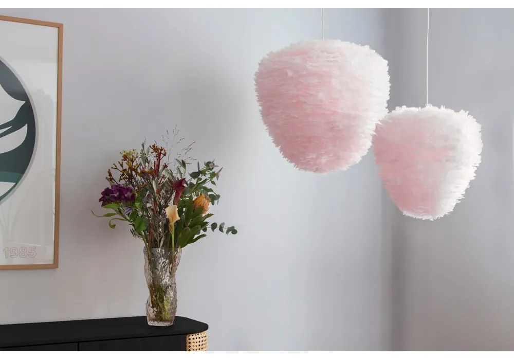 Jasnoróżowy abażur ø 40 cm Eos Evia Medium – UMAGE