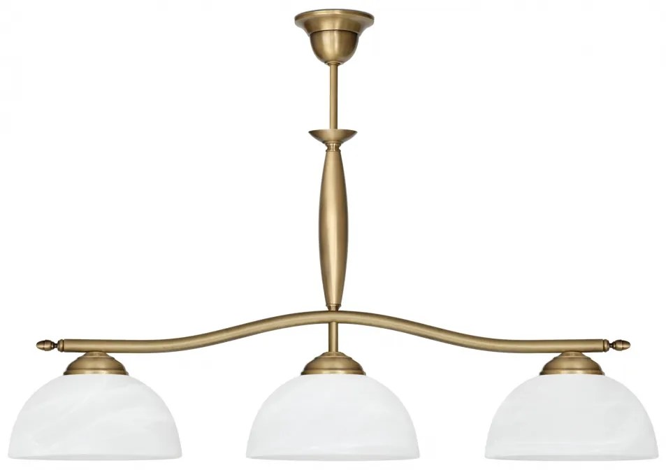 Mosiężny żyrandol nad stół C-S3L