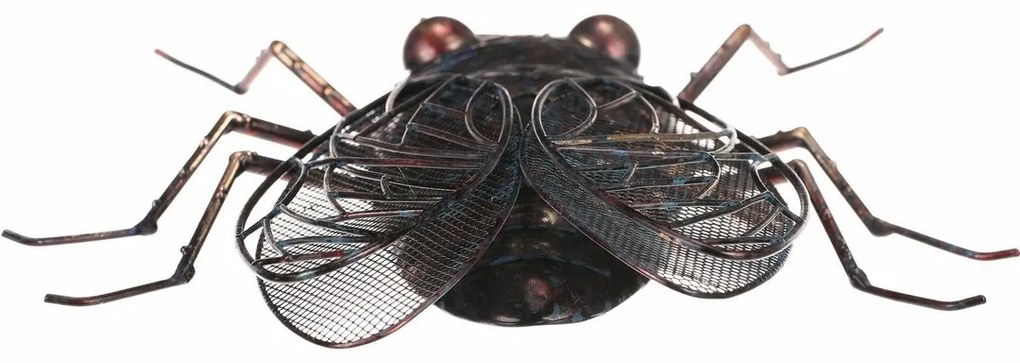 Metalowa dekoracja ogrodowa Mucha, 36 x 28 x 9 cm