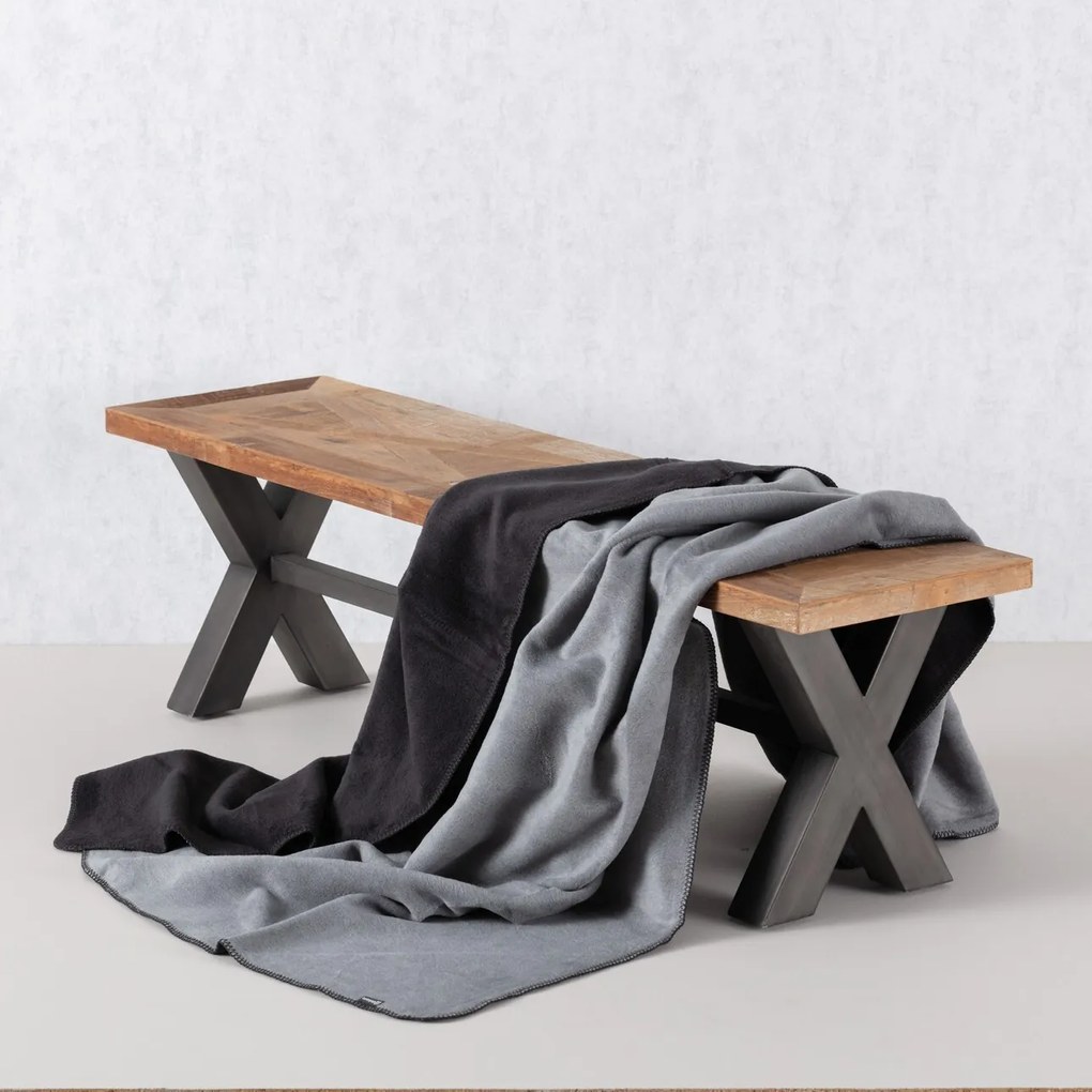 Koc Cosy Home 150x200cm Black&amp;Zinc