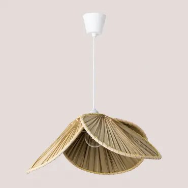 Lampa Sufitowa Ø55 Cm Z Bambusa Do Użytku Zewnętrznego Kilda Miel - Sklum
