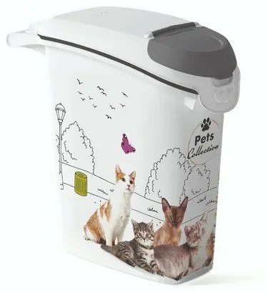 Pojemnik na żywność Curver, wzór kota, 23 l / 10kg, 10 l