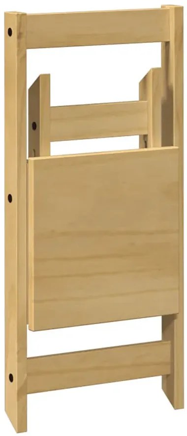 Zestaw 4 składanych krzeseł miodowy brąz T5-H03