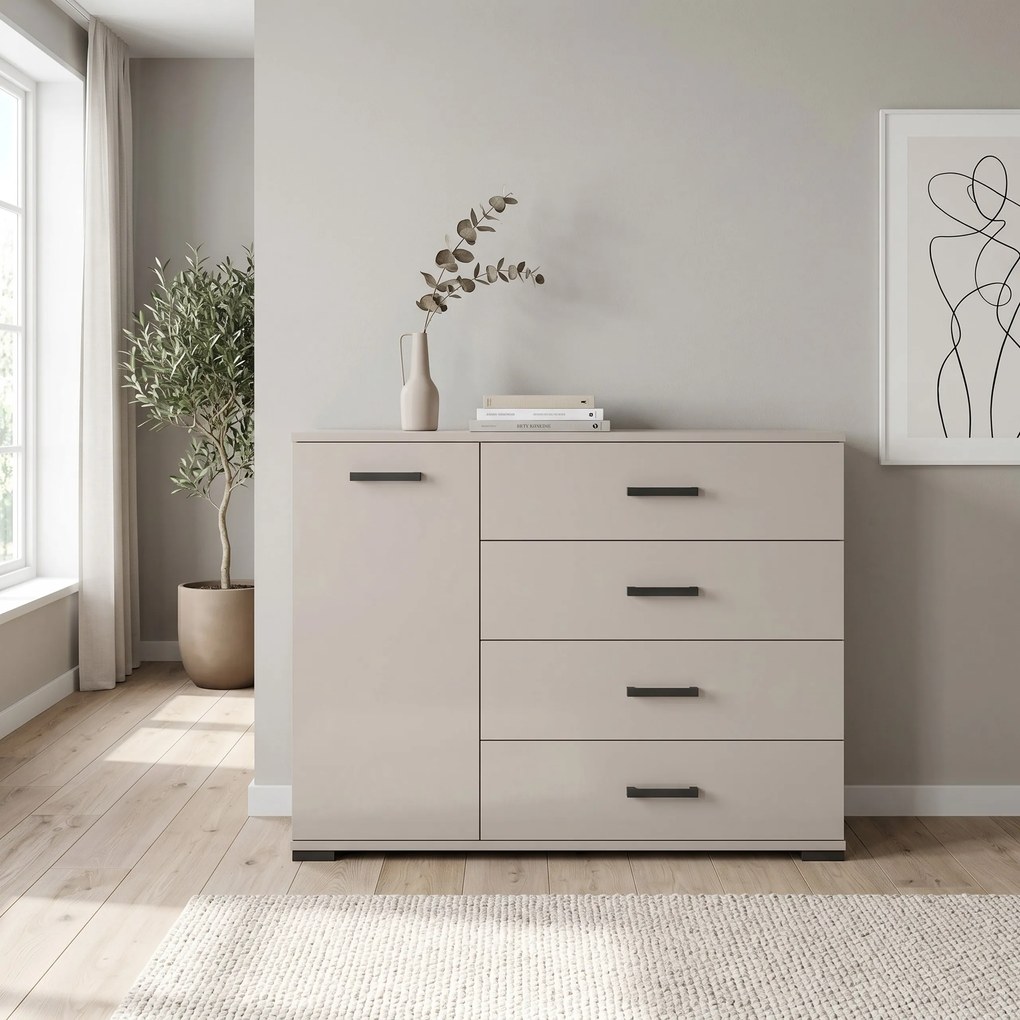 Komoda ALBANO 120 cm do Salonu Sypialni Kaszmir