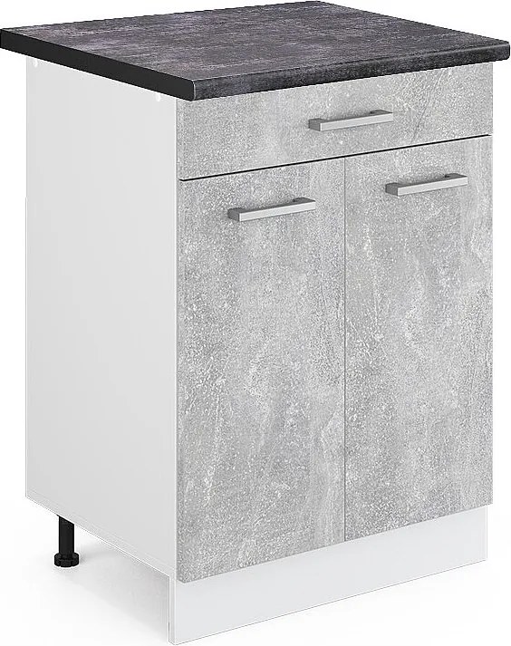 Szafka dolna do kuchni beton 60x60x81.6 r-line