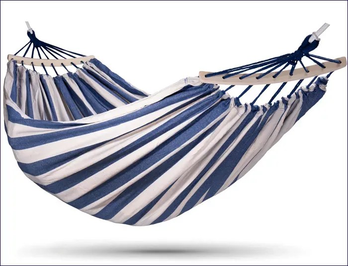 Kolorowy podwójny hamak ogrodowy M1-M46