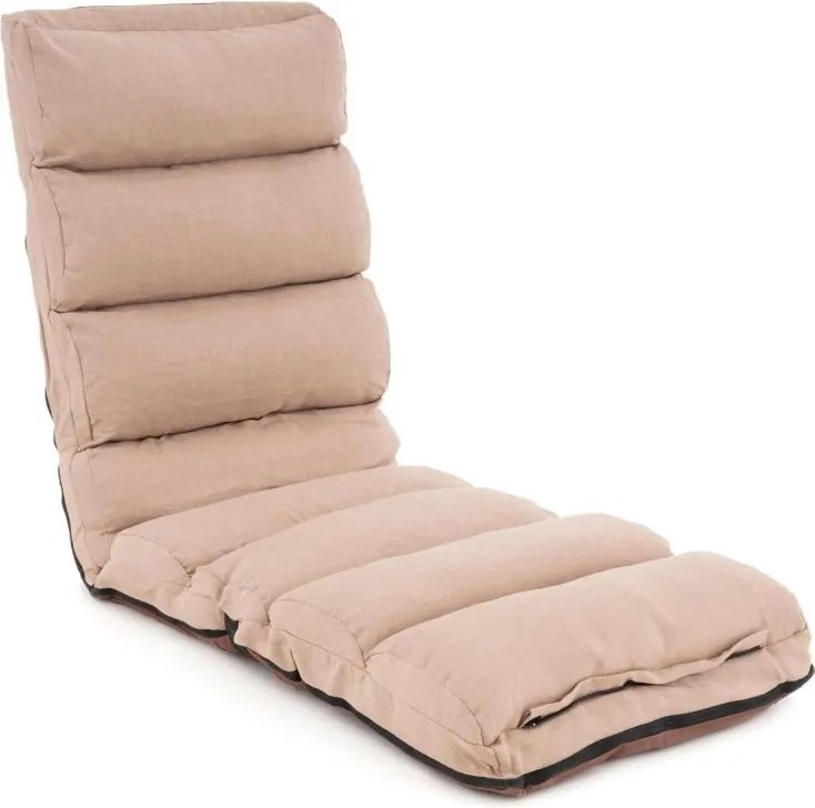 Leżak regulowany, kolor beżowy