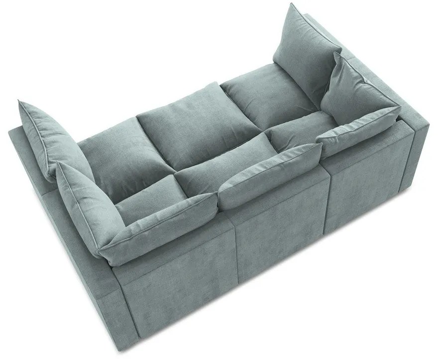 Niebieska sofa 255 cm Manao – Makamii