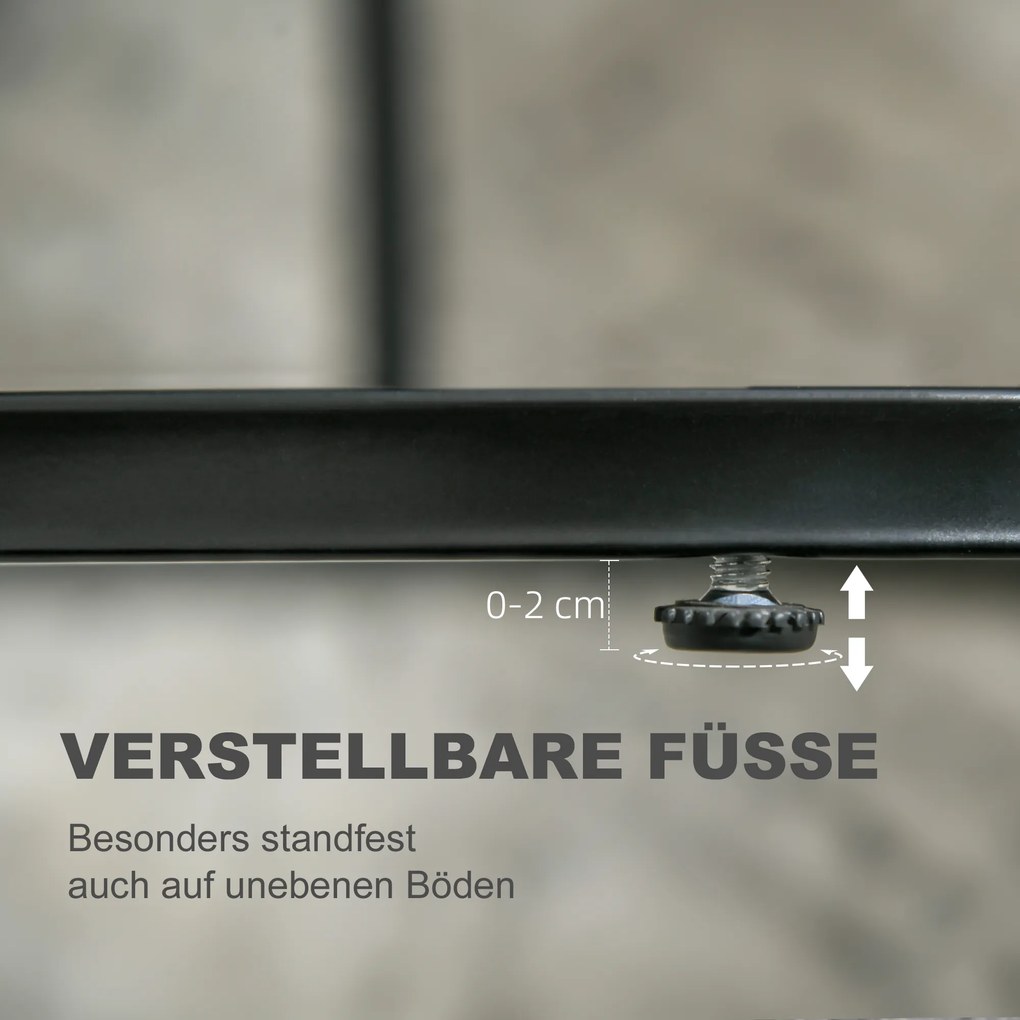 HOMCOM Zestaw 2 okrągłych stolików kawowych ze sztuczną stroną marmurową do 30 kg Czarny