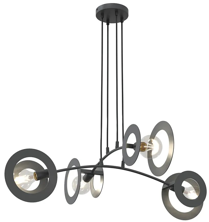 Czarna nowoczesna lampa wisząca - D156 Z3-N67