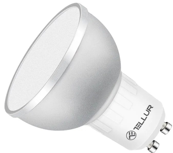 Tellur WiFi Smart żarówka LED GU10, 5 W, ciepła biała