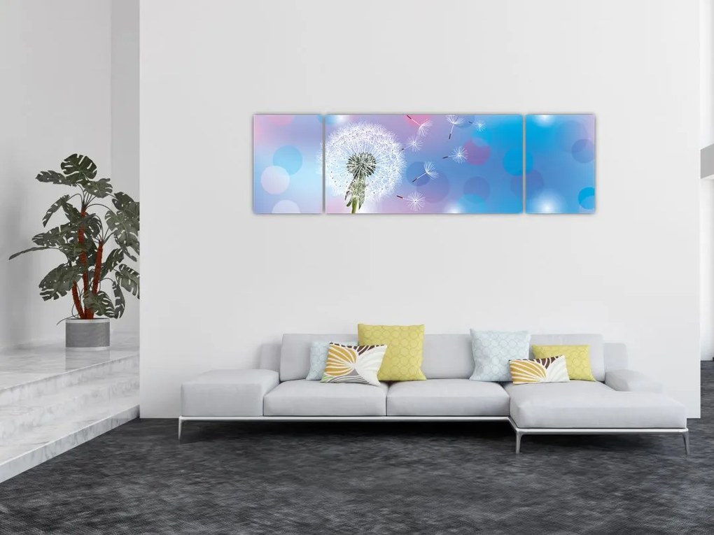 Obraz - Dmuchawiec na wietrze (170x50 cm)