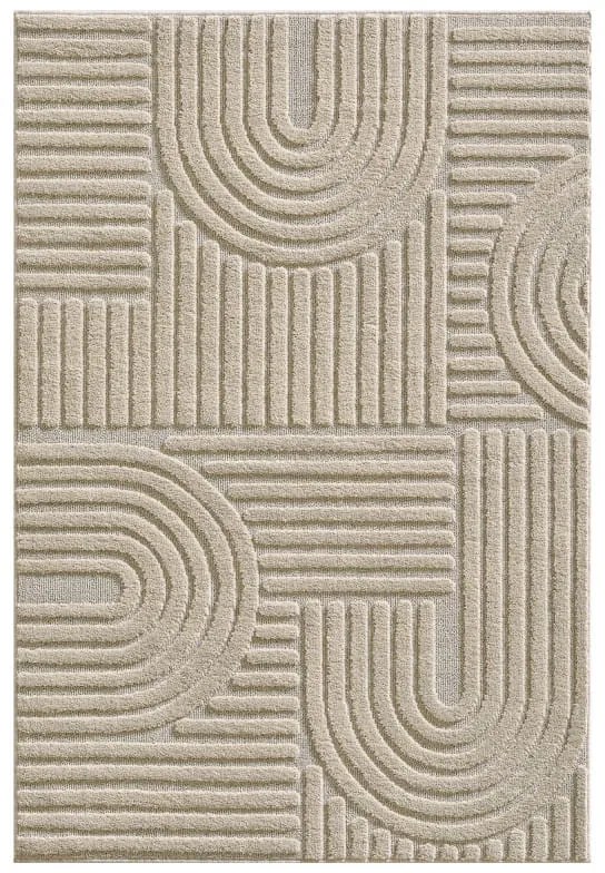 Dywan nowoczesny 3D Art beżowy 80 cm x 150 cm