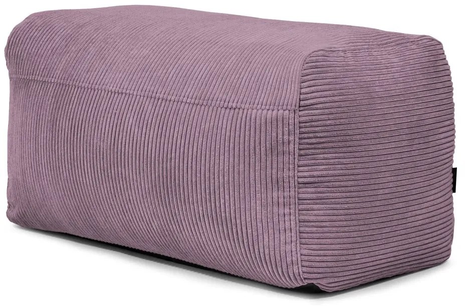 Fioletowy sztruksowy worek do siedzenia Plus 100 Lounge – SLOWDOWN