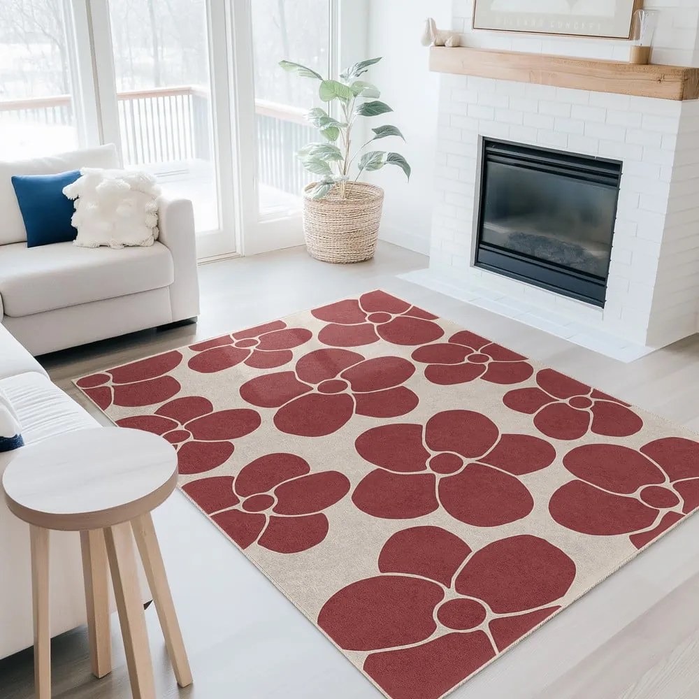 Czerwony chodnik odpowiedni do prania 80x200 cm Red Meadow – Mila Home