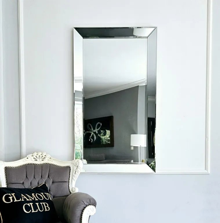 Lustro w lustrzanej ramie, prostokątne , 75x130cm